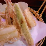 てんぷら 高七 - ある日の天ぷら