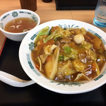 Hidakaya - 中華丼を食べた。イマイチだなあ・・・