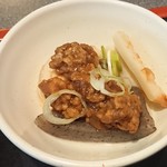 くるまや - 小鉢はこんにゃくの肉味噌