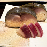 悠々 - 鯖寿司 求肥昆布巻き('19.1月上旬)