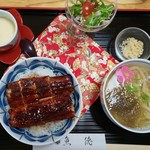 鮨処魚徳 - うな丼セット