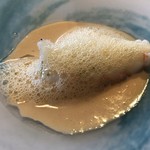 El Celler de Can Roca - Langoustine with sagebrush, vanilla oil and toasted butter