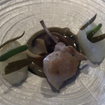El Celler de Can Roca - Cuttlefish "alla brutesca" with roasted rabbit sauce