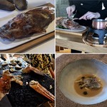 El Celler de Can Roca - Steamed fresh-caught whole fish market, stuffed with seaweeds and sea anemones