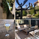 El Celler de Can Roca - まずはウェイティングエリアで泡を