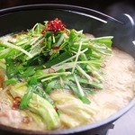 Secret soy sauce Motsu-nabe (Offal hotpot) (2 servings)