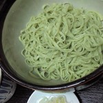 藤芳 - よもぎそば1000円3月の土日祝だけ・冷温あります