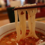 なか卯 - 坦々うどんの麺