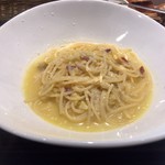 トラットリア ノイ - パスタセット ¥1,050
サツマイモのアルフレット風味 スパゲッティ