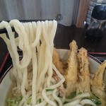 うどん・そば 大隈 - 麺の様子を