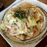 創作お好み焼 富岳 - 明太子とろろ焼きそば