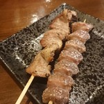 だるま - ハツ(左)  砂肝(右)  各塩