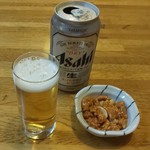 Tachibanaya - 缶ビール 450円