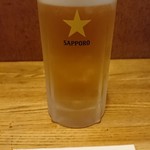 とんかつ専門店 とんくん - 生ビール(中) 650円