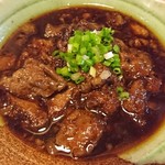 とんかつ専門店 とんくん - 牛すじ赤ワイン煮 450円