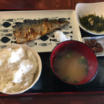 Kushiage Sakaba Gi-Omma Chi Yokochou - 和定食（魚）（580円）