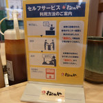 とんかつ 松のや 石和店 - セルフサービス説明