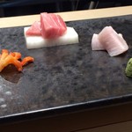 完全個室 鮨 佐竹 大門・浜松町 - 枯山水を思わせる配置♡