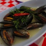 ラ フルール ド スリジエ - ムール貝の白ワイン蒸し
