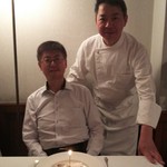 ヴィラ・デル・ソル - 金野シェフと数日違いの誕生祝