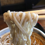 Kusunoki An - 細麺の角立った硬めの茹で上げ
