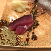 鮨 福原 - 初鰹の藁焼き