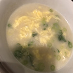 焼肉心太 - 卵スープ 277円