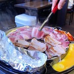 韓国家庭料理 イタロー - チーズフォンデューサムギョプサル