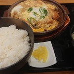 ランチ・カフェ いち松 - かつとじ定食　961円