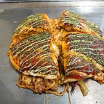 お好み焼桂 - 料理写真:2019年3月　モダン焼き