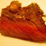 横浜馬車道 旬の肉料理イタリアン オステリア・アウストロ - 坊やはピンク色。