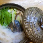 かじゅ - 「みぞれ鍋」1380円（一人鍋）　その日の・・魚が入ります～ 写真は「さわら」です。 「大根おろし」でさっぱりと・・