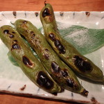 一心 - そら豆の炭火焼￥380