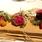 AZUR et MASA UEKI - ★そよ風にさそわれて　『能登牛・海老・コンテ』