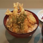 天ぷら 歌門 - 海老丼 1,000円