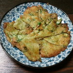 Butaya-mamezo - 大和芋とオクラのあっさり焼き…大和芋の香りがほのかに漂います♪