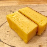 鮨ふじ田 - ランチ　12貫　8,640円（税込）：玉子 シンプルで整ってる