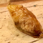 鮨ふじ田 - ランチ　12貫　8,640円（税込）：穴子 柔らかくとろけるー あなごの旨味が広がっていく
