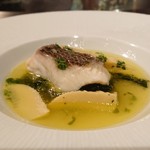 あざみ野うかい亭 - 桜鯛と筍のナージュ