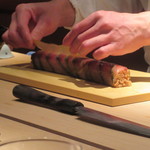 菊鮨 - 鯖の棒寿司