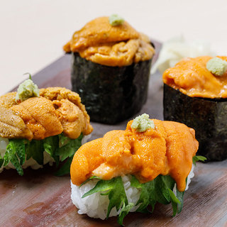 【お勧め】雲丹(紫・バフン)の食べ比べ￥2000