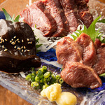 和心庭 一蔵 - 馬刺し3種盛り合わせ