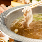 和心庭 一蔵 - 三元豚や野菜を葱しゃぶで堪能