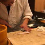 鮨駒 - そぎ切り