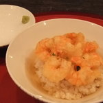 天ぷら わかやま - ２０１１年１１月  天茶（海老、いか）