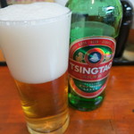 ら〜麺酒房 心楽 - 青島ビール