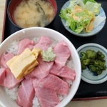 竹家食堂 - 中トロ丼定食(裏メニュー) 1100円