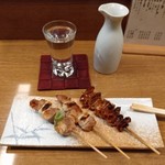 どぜうお清 - やきとーりはネギマ、なんか爆、皮の三点。いいべぇ！？