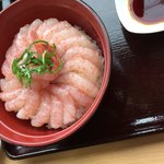 浜のかあさん食堂 - 甘エビ丼 アップ