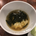 キャトルラパン 北梅田 - ゴマの香り、とろみあるスープ
